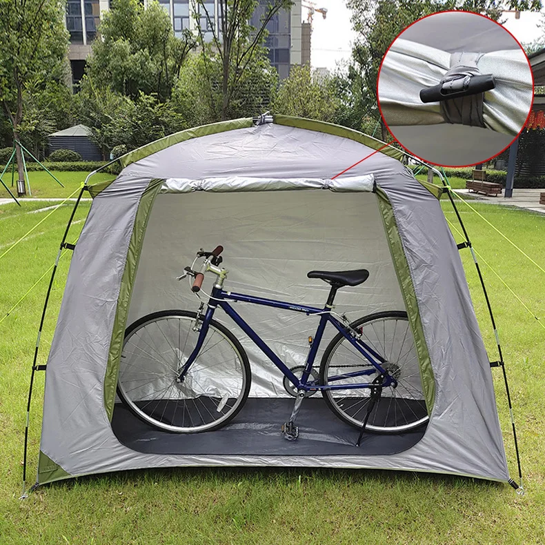 200x150x80cm Bike Tent Bicycle Storage Shed 190T Waterproof Camping Outdoor Portable Bike Storage Cover With Window XA323Q