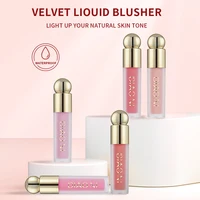 Liquid Blush Soft Matte Liquid Cream Blush Makeup Lightweight Beauty Blush Makeup for Long-Lasting Natural Velvet Liquid Blusher 1