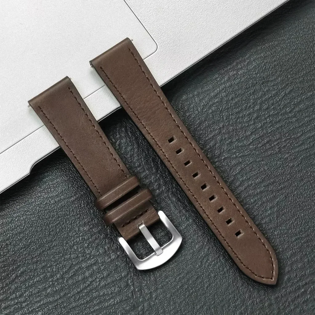 Premium Leather Watch Strap - 20mm & 22mm Replacement Bracelet