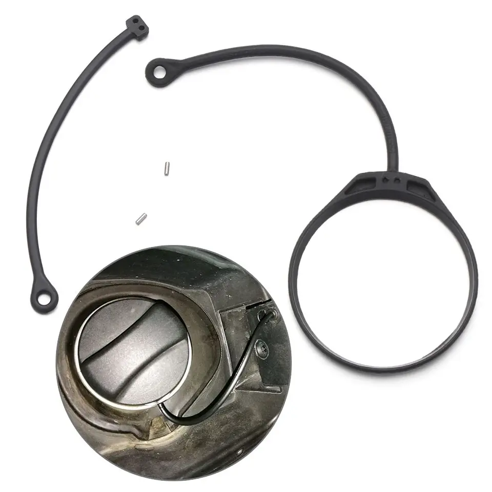 Cuerda Tapa Depósito Combustible Para Audi, Skoda, Seat – Negro, Plástico Resistente, Repuesto Compatible
