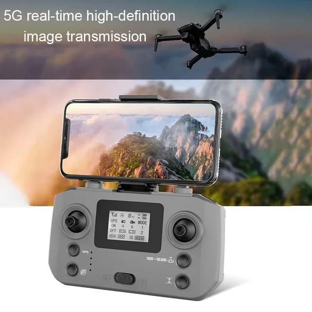 HOT-4K Professional HD Dual Camera New L600 PRO MAX GPS Drone 5KM 3-Axis Gimbal 360 Obstacle Avoidance Brushless Quadcopter Toy