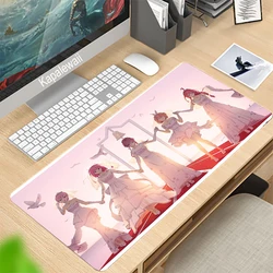 Alfombrilla de ratón Quintessential quíntuple para ordenador portátil, teclado de Anime, alfombrilla grande para ratón, teclados para jugadores, alfombrilla de escritorio para CSGO