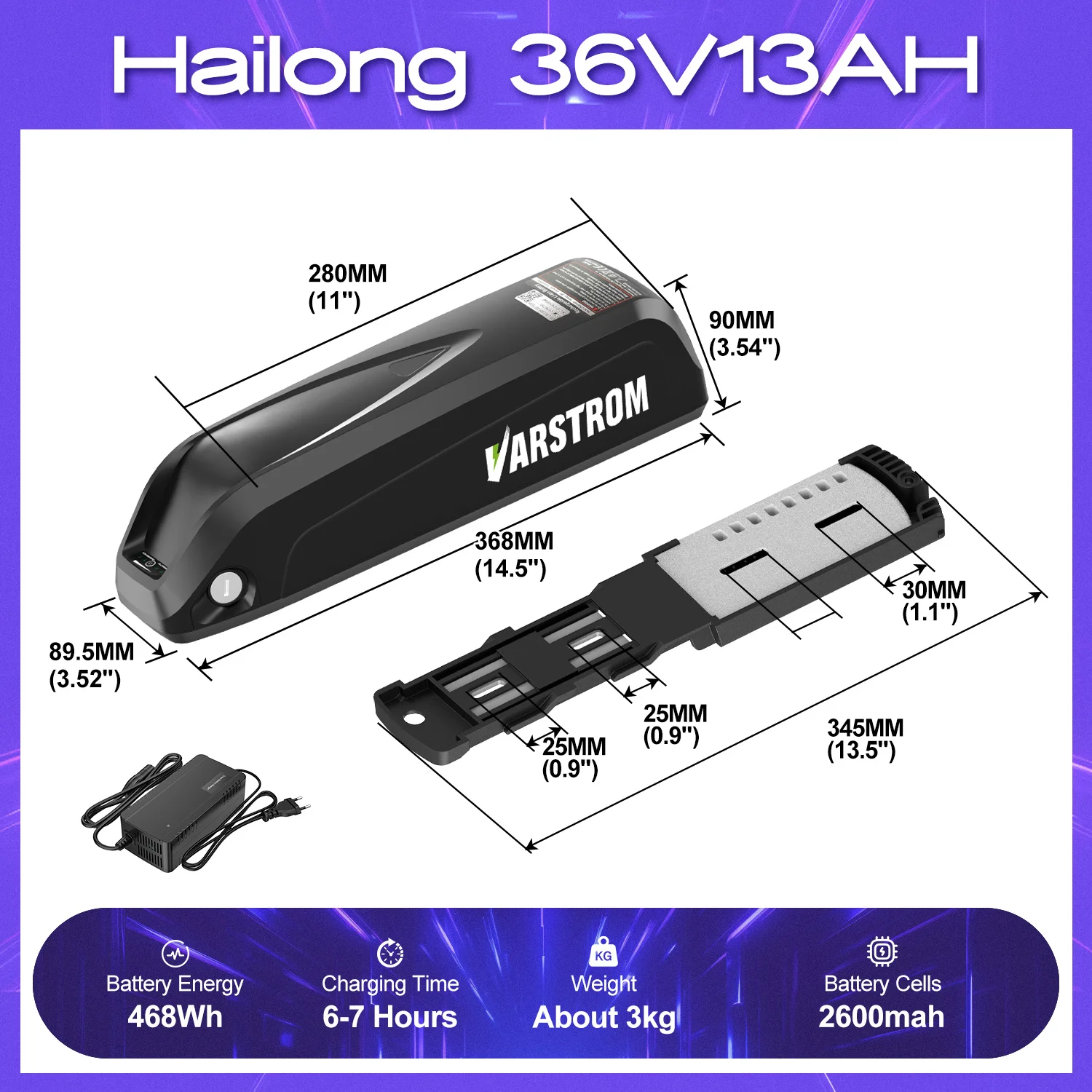 Hailong 36V13Ah (cella di grado A)