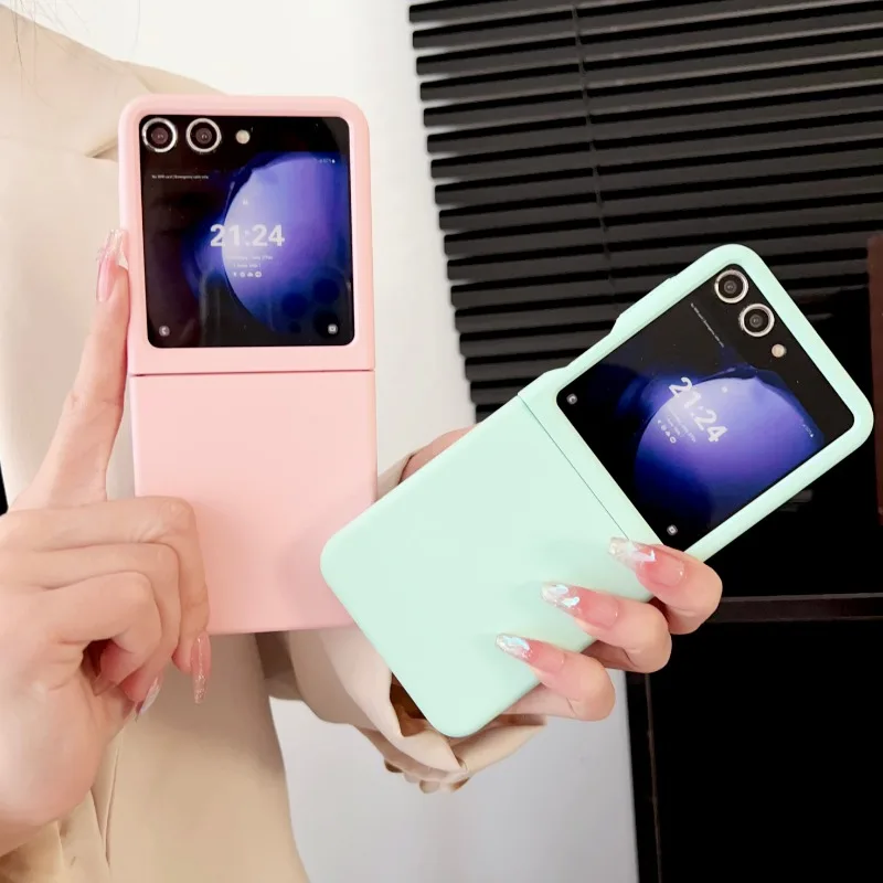 Sleek & Durable Plastic Skin Feel Protective Phone Case with Large Window