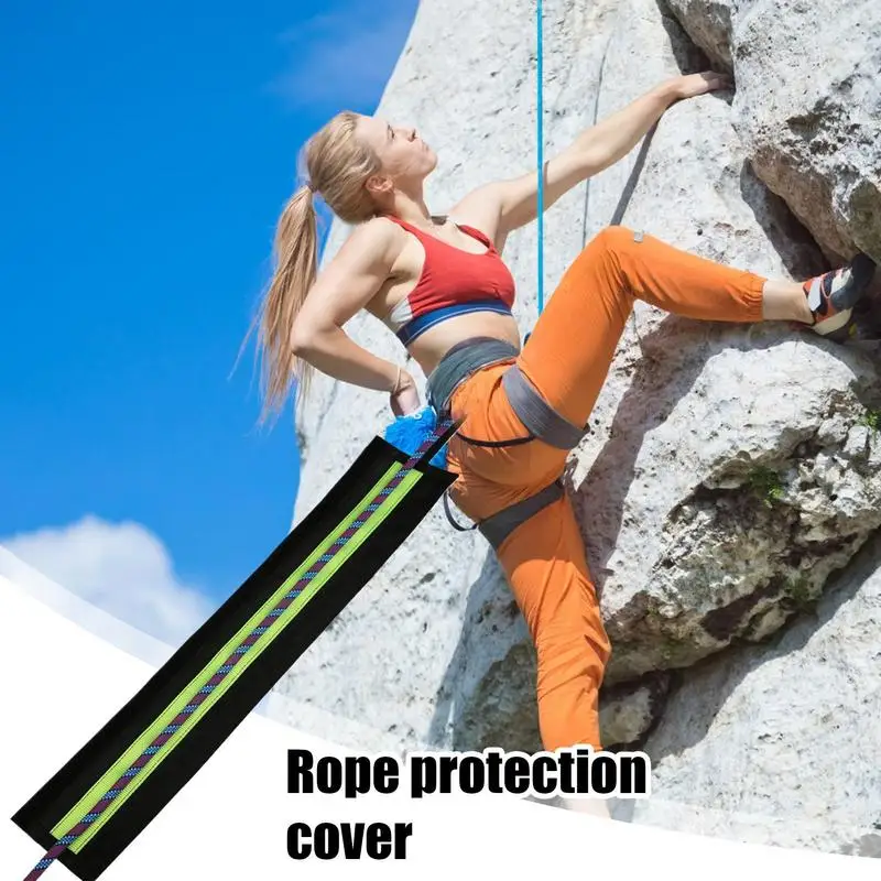 Rope Protector Climbing Anti-Wear Rope Sleeve Protector Rappelling Abseiling Equipment For Survival Backpacking Outdoor Caving