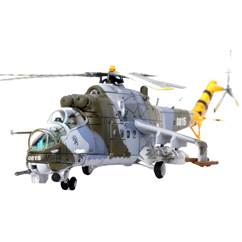 

Diecast 1:72 Scale Mi-24V Alloy PVC Aircraft Model Helicopter Exquisite Finished Product Simulation Toy Collection Gift