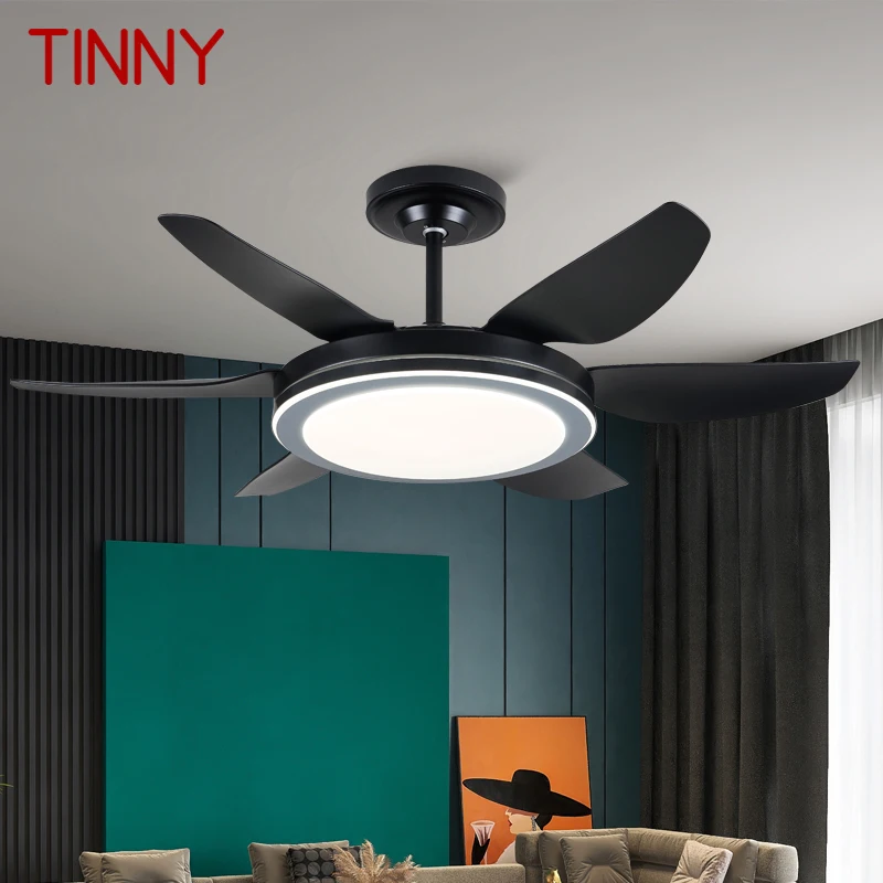 

TINNY Fan Light Nordic LED Ceiling Fan Light Modern Minimalist Restaurant, Living Room, Bedroom Commercial Electric Fan