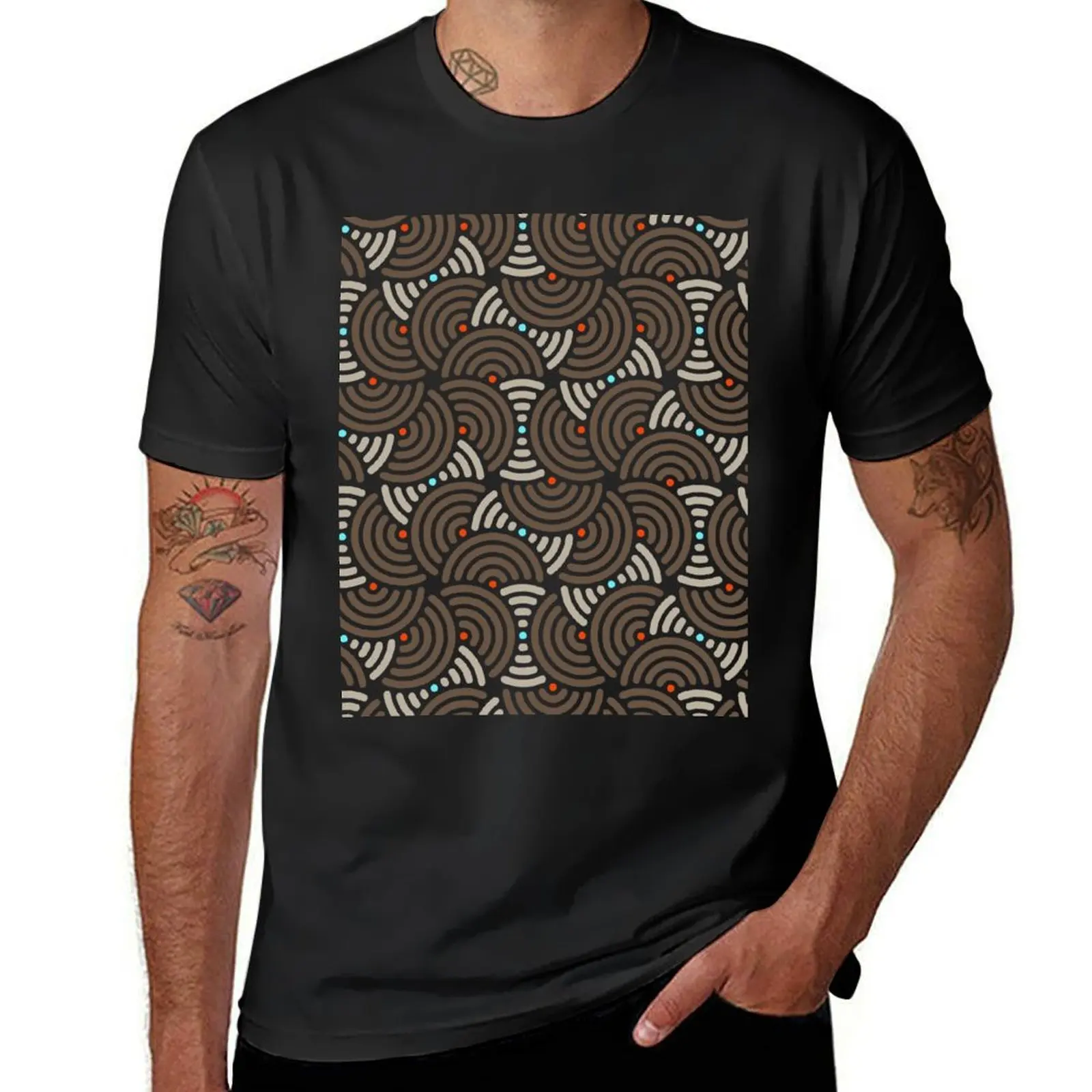 

Horrible Patterns ~ Curves 80s T-shirt quick-drying funnys aesthetic clothes blacks t shirts for men graphic