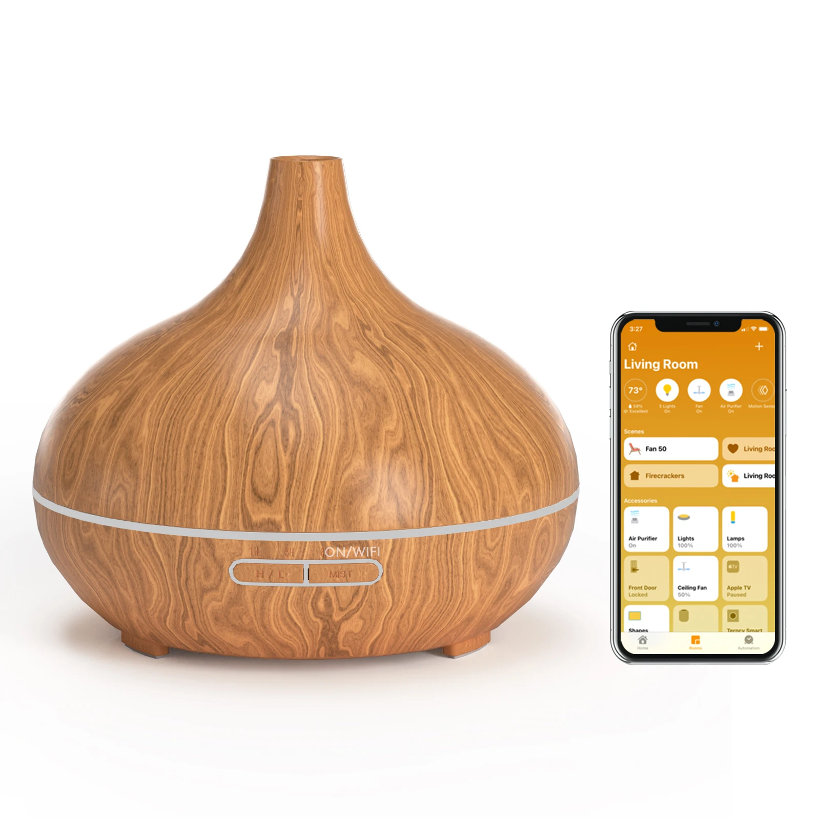 Meross HomeKit Smart Essential Oil Diffuser WiFi Air Humidifier Work