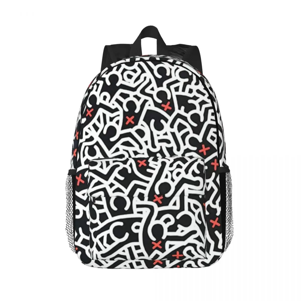 

Germanposters Haring Backpack Geometric Abstract Graffiti School College Travel Bags Women Men Bookbag Fits 15 Inch Laptop