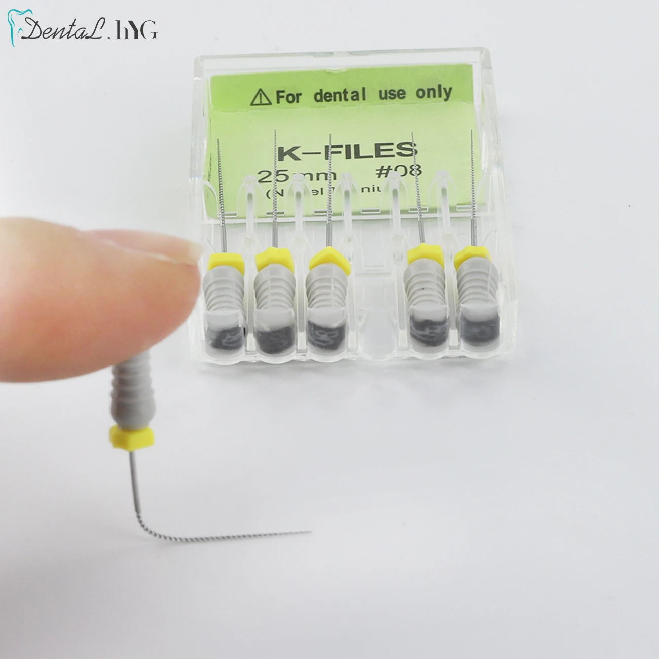 Dental Niti Hand Use Files Endodontic Dental Instruments Root Canal File 6Pcs/Pack K-File 21mm/25mm 2