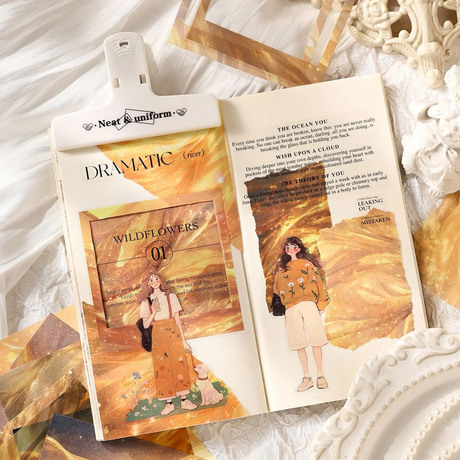 Kit di 25 Pezzi di Carta Iridescente Lucida per Scrapbooking, Materiale per Album Fotografici Fai-da-Te, Decorazioni per Artigianato e Diari Creativi - immagine 4