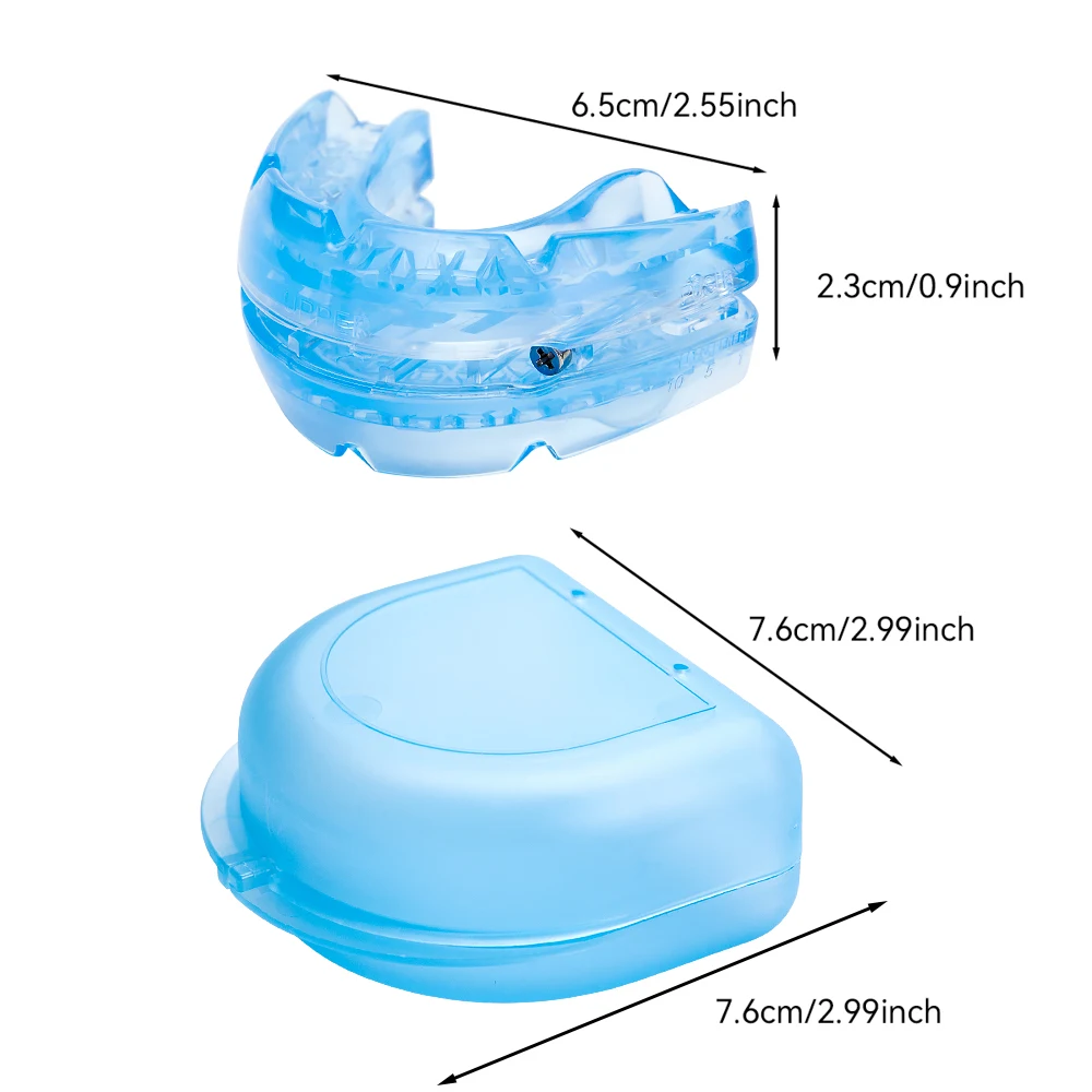 Adjustable Anti Snoring Mouthpiece Device Snoring Stopper Teeth Mouthguard Sleeping Aid Guard Bruxism Stop Snoring Improve Sleep