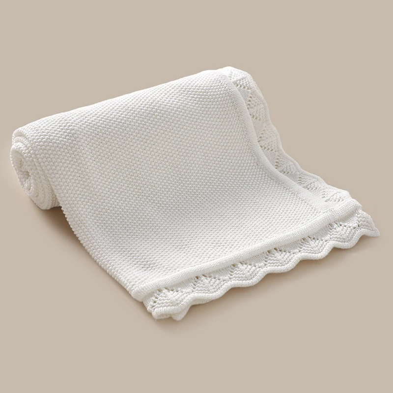 Baby Blankets for Newborn Cotton Dual-Use Stroller Nursery Crib Cuddle Soft Comfortable Infant Boy Girl Bedding Cellular 90*70cm