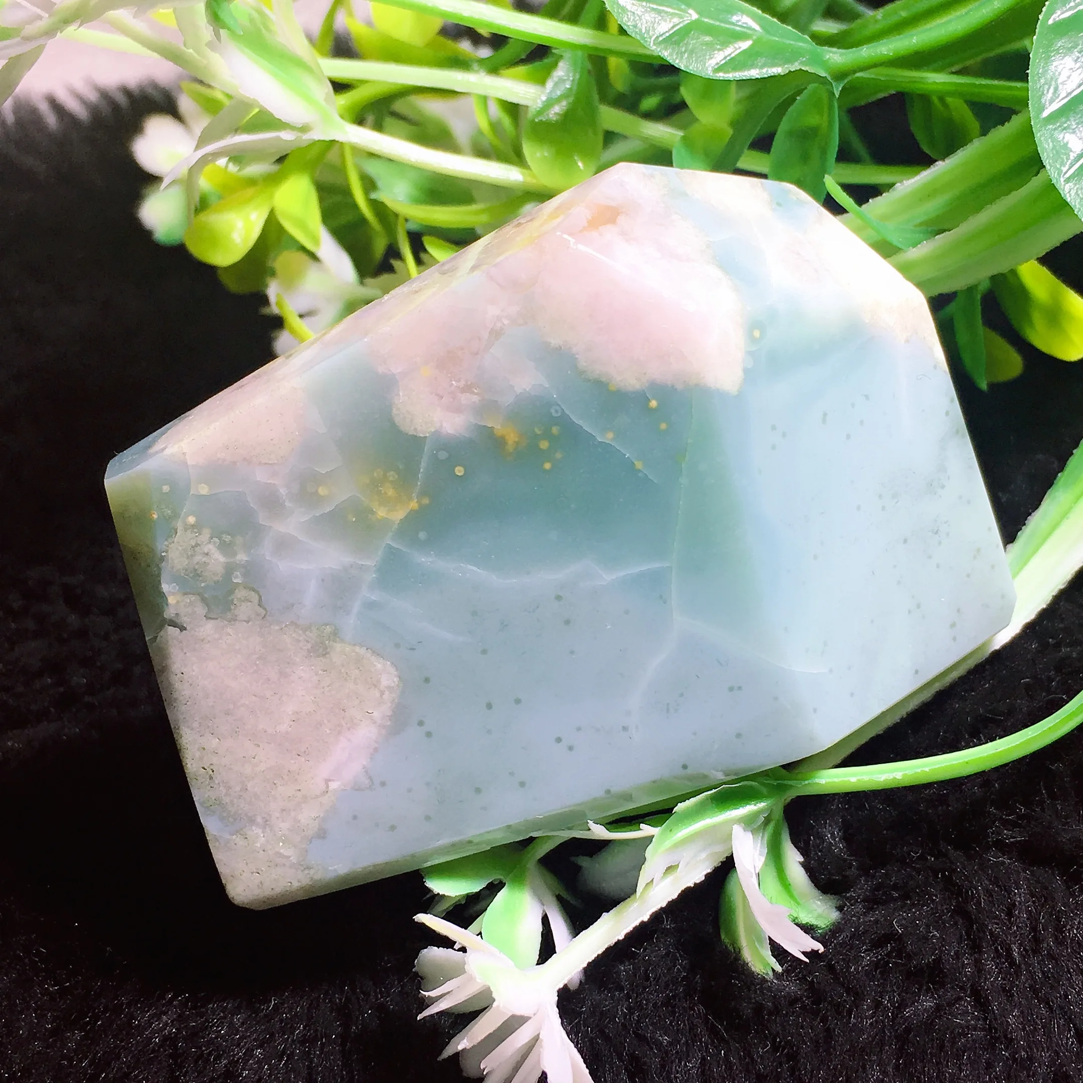 Green Flower Agate Freedom 2414