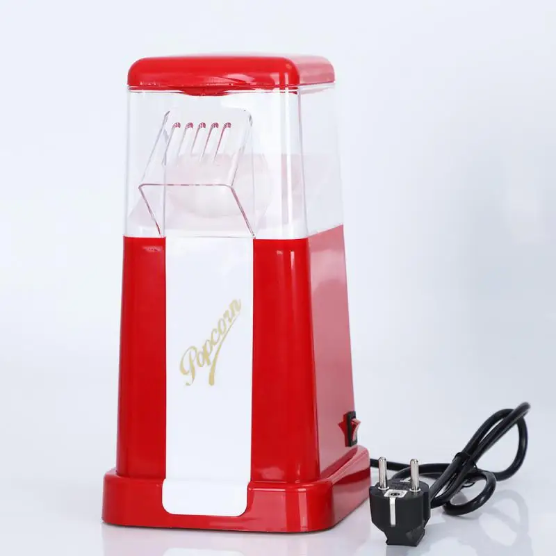 Automatic Popcorn Machine Electric Household American Standard 110V European Standard Plug 220V Mini Hot Air Corn Popcorn Machin