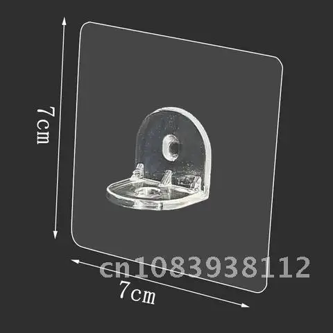 

Support Shelf Hook Triangle Bracket Strengthen Layered Partition Bracket Paste Screw Hook Punch-free Shelf Support Hooks Sticker