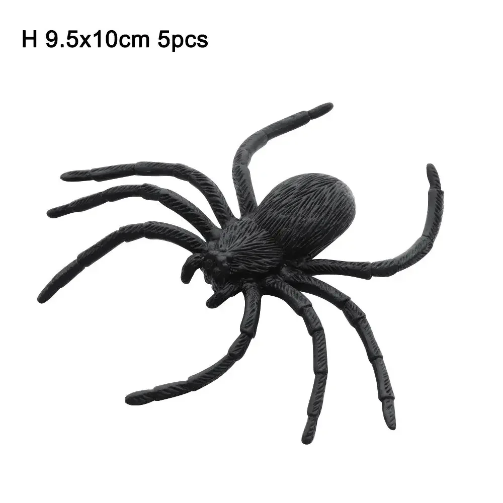Halloween Prank Kit - 100g Spider Web + 30 Black Spiders + 30 Fake Cockroaches & Centipedes - Scary Party Decor 9 thumbnail image