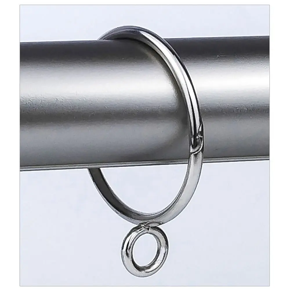 38/50mm Curtain Hanging Ring 10Pcs Metal With Eyelet Shower Curtain Towel Hook Storage Tool Bathroom Hardware