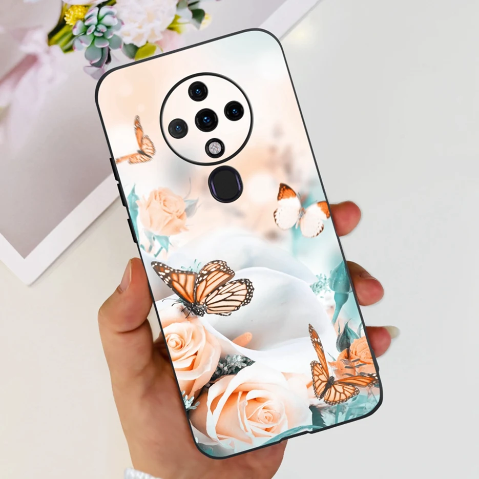 Cute Fashion Painted Soft Silicone Phone Case with Bumper 6.8