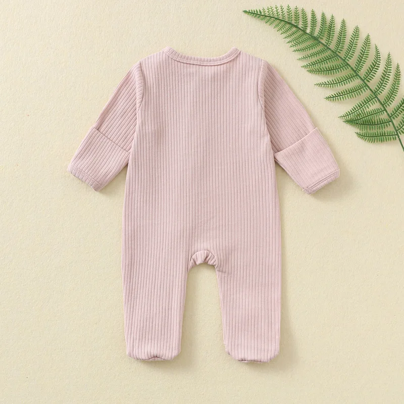 100% Cotton Footed Baby Jumpsuits One-Pieces Rompers Newborn Sleepwear Sleepers Zipper Jumpers Pelele Ropa Bebe Growings Grows