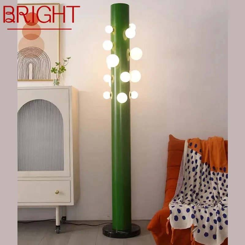 

BRIGHT Nordic Green Floor Lamps Designer Creativity Living Rooms Bedrooms Hotels Villas Minimalist Artistic Lighting Fixtures