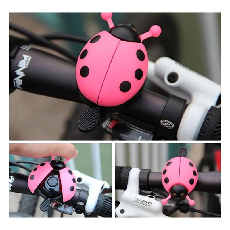 Campanelli Per Bici Rosa Con Adesivi – 2 Pezzi, Suono Forte 75dB, Per Manubri 22mm, Per Bambini E Adulti