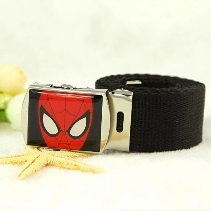 Anime children's belt canvas belt polyester cotton boys' military buckle
