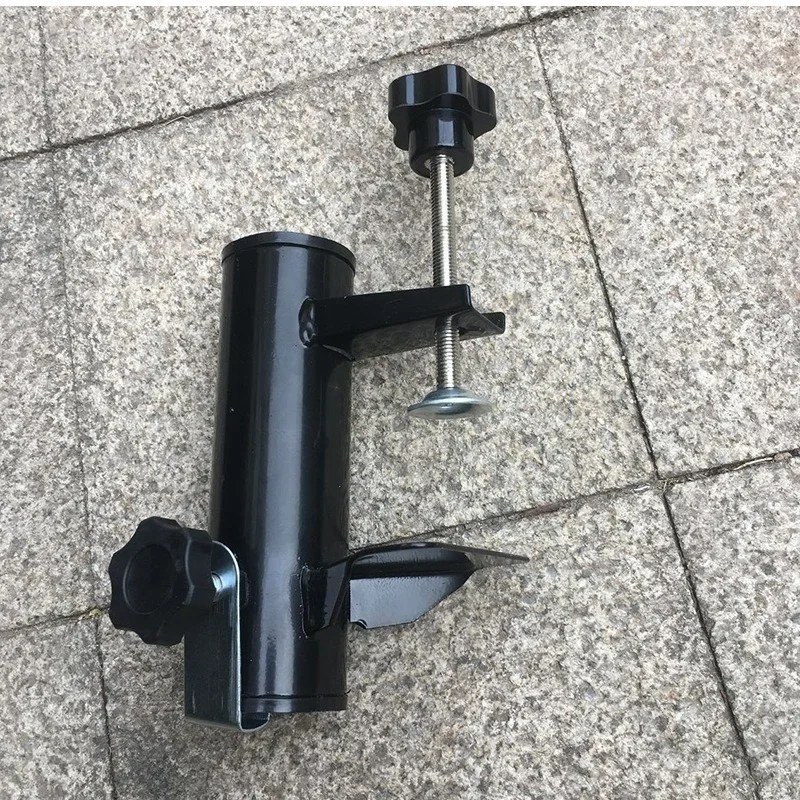 Portaombrelli per ombrellone per ringhiera quadrata per balcone staffa di supporto per Patio
