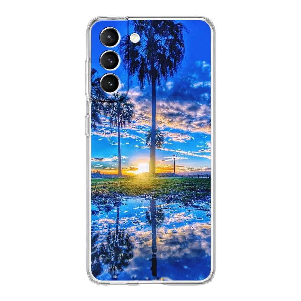 Sunset Beach Palm Tree Phone Case