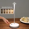 Rechargeable Table LED Lamp Touch Sensor Night Desk Lamp for Restaurant Hotel Bar Bedroom 3 Color Temperatures Stepless Dimming 4