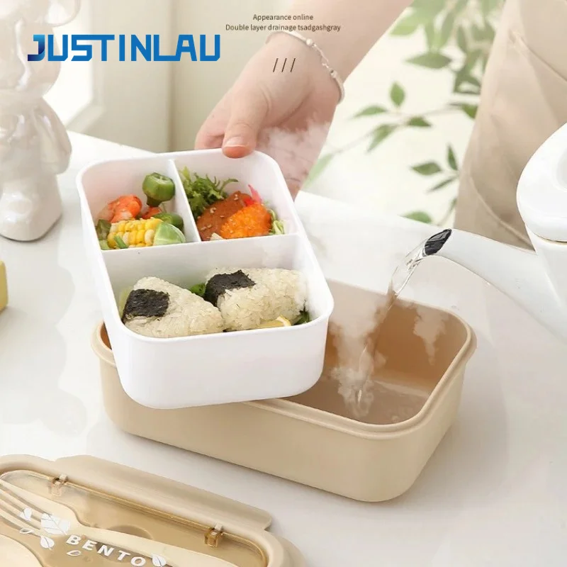 Portable Bento Box Lunch Container for School Office