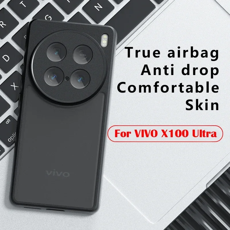 Shockproof Frosted Matte Anti-Fingerprint Transparent Phone Case