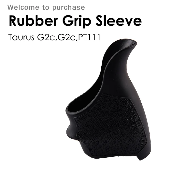 1PC G2c, G3c, PT111 Millennium G2 Black Rubber Grip Sleeve Hunting Tactical For Taurus