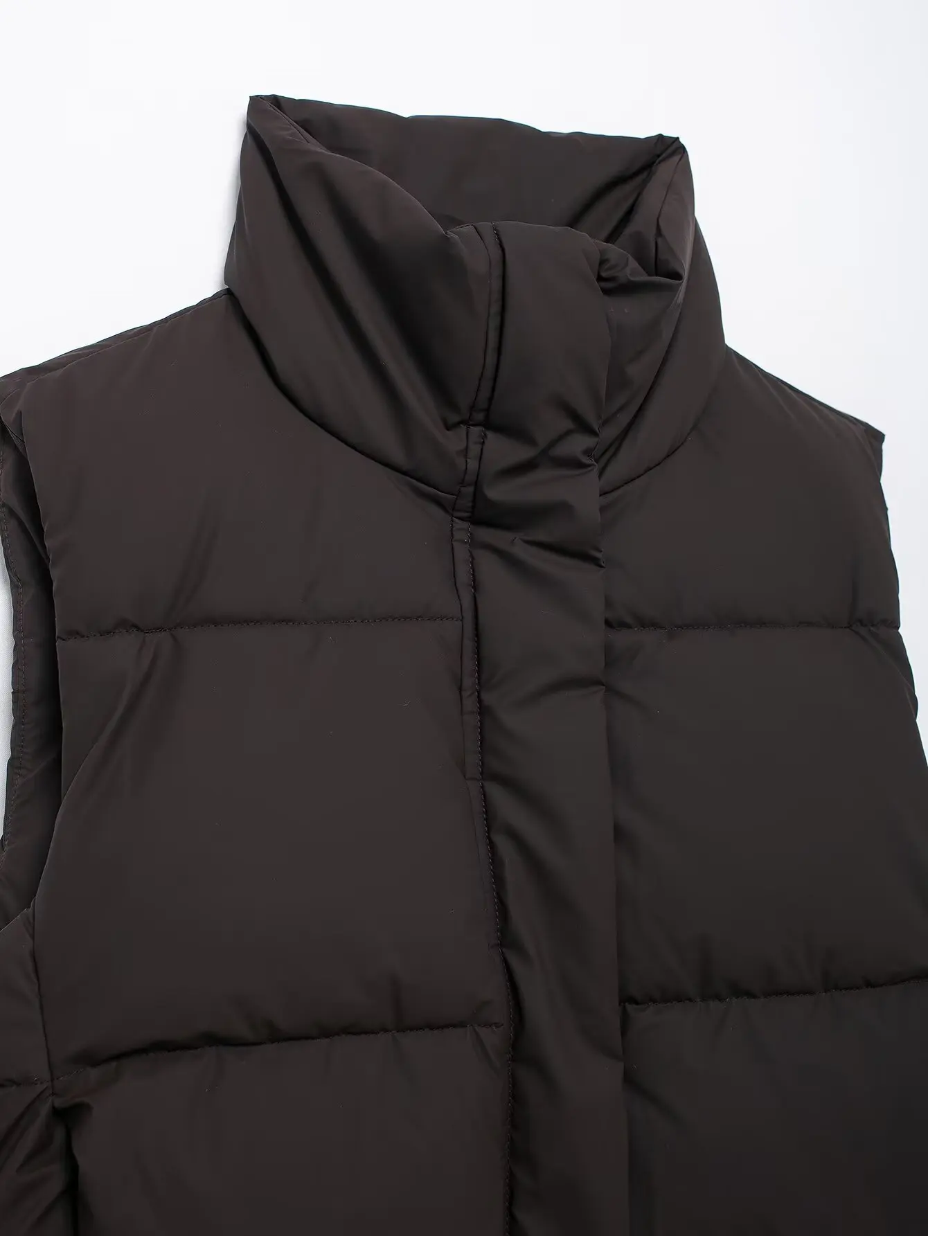 Vest Coat Women's Jackets Black Sleeveless Tops Winter Warm Waistcoat Streetwear Fashion Tops 2024 inszart Solid Woman Outwear