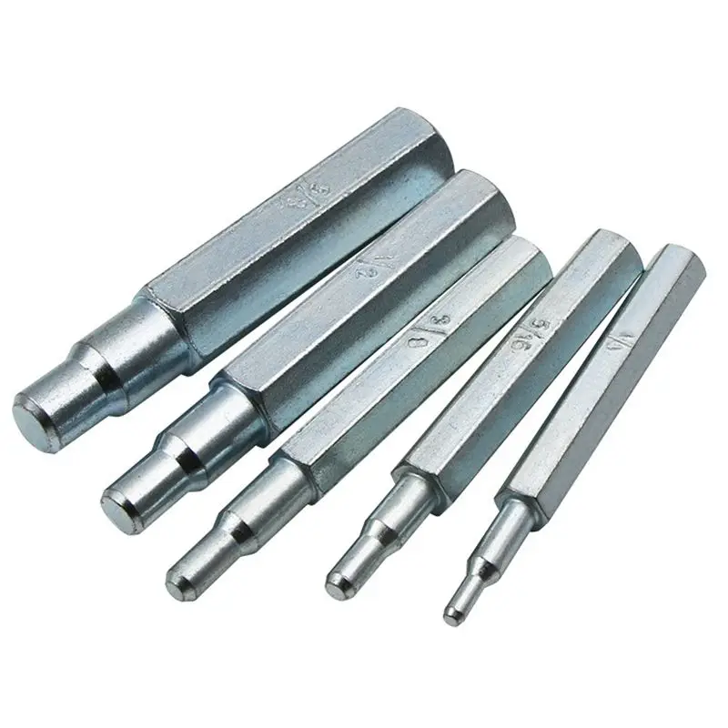 5PCS/Set Copper Pipe Tube Expander Hand Expanding Tool 1/4~5/8inch Copper Pipe Swaging Tool Air Conditioner Install Tool