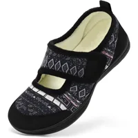 Womens Slippers Wide Width Diabetic Shoes Edema House Barefoot Walking Shoes Adjustable Indoor Outdoor Slippers 1