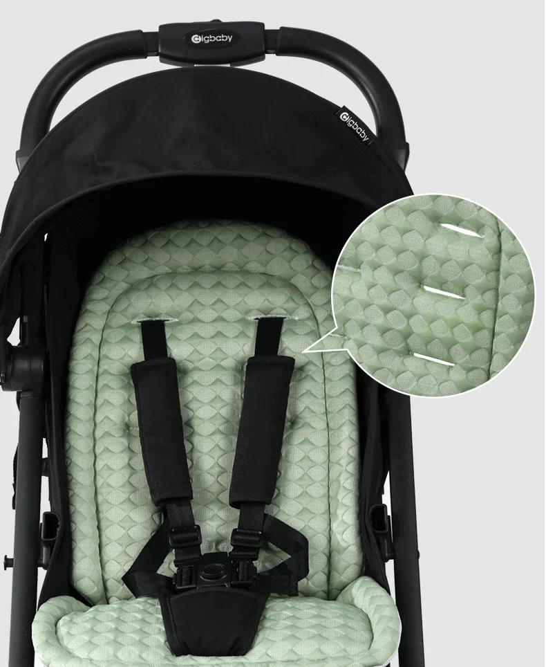 Description Picture 4 of itemInfant Stroller Cooling Pad Baby Pushchair Cushion Summer Breathable Cool Liner Mat Reusable Strollers Washable Pad Kids Chair