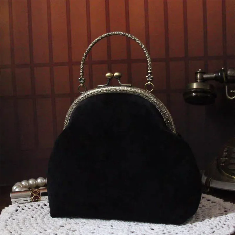 Women handbags Vintage Metal Shell Bag Palace Bags Fringe Tassel Fashion 120CM Chain