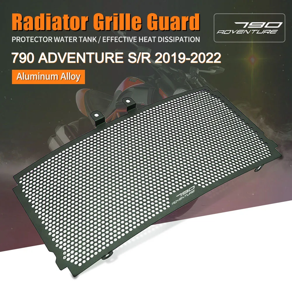 

Защита радиатора для мотоцикла 790 Adventure S ADV R 2019 2020 2021 2022 Защитная крышка радиатора 790 Adventure S/R