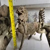 Chinese  Old Unearthed bronze Ancient Kirin Statue,Come From  FOLK Collection 2