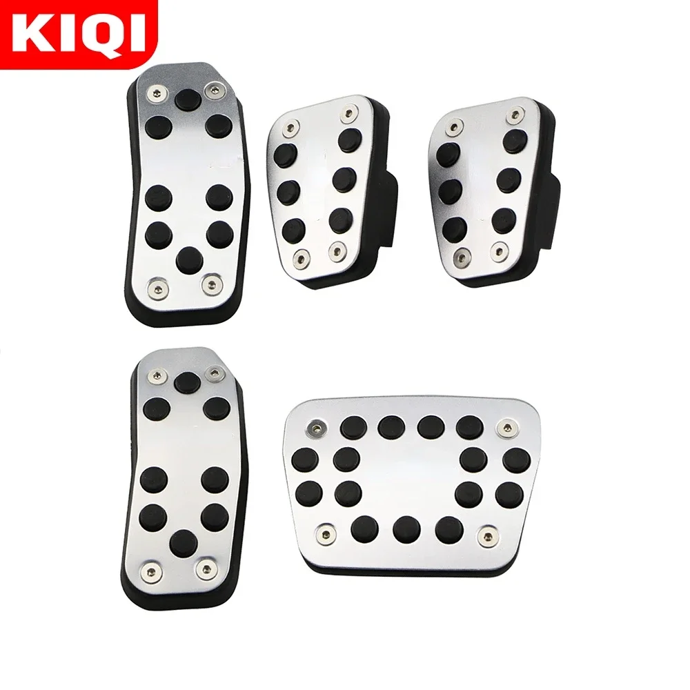 Car Accessories Car Pedals Pedal Cover Racing Pedals For Ford Fiesta MK7 2009-2015 AT MT Accelerator Gas Pedal Cover Aluminium Alloy Rubber