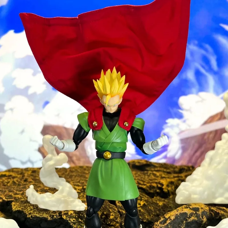 SHF 1/12 Super Saiyajin Goku Son Goku Dragon Ball Kampfbeschädigtes Top T-Shirt Weste Passend für 6'' Männer Soldaten Actionfigur Körper