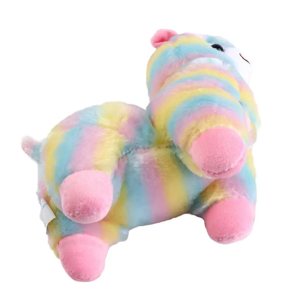 Mate Gift For Children Birthday Gift  Puppet  Alpaca  Doll Home Soft Toys Stuffed  Toys Colorful Alpaca Doll