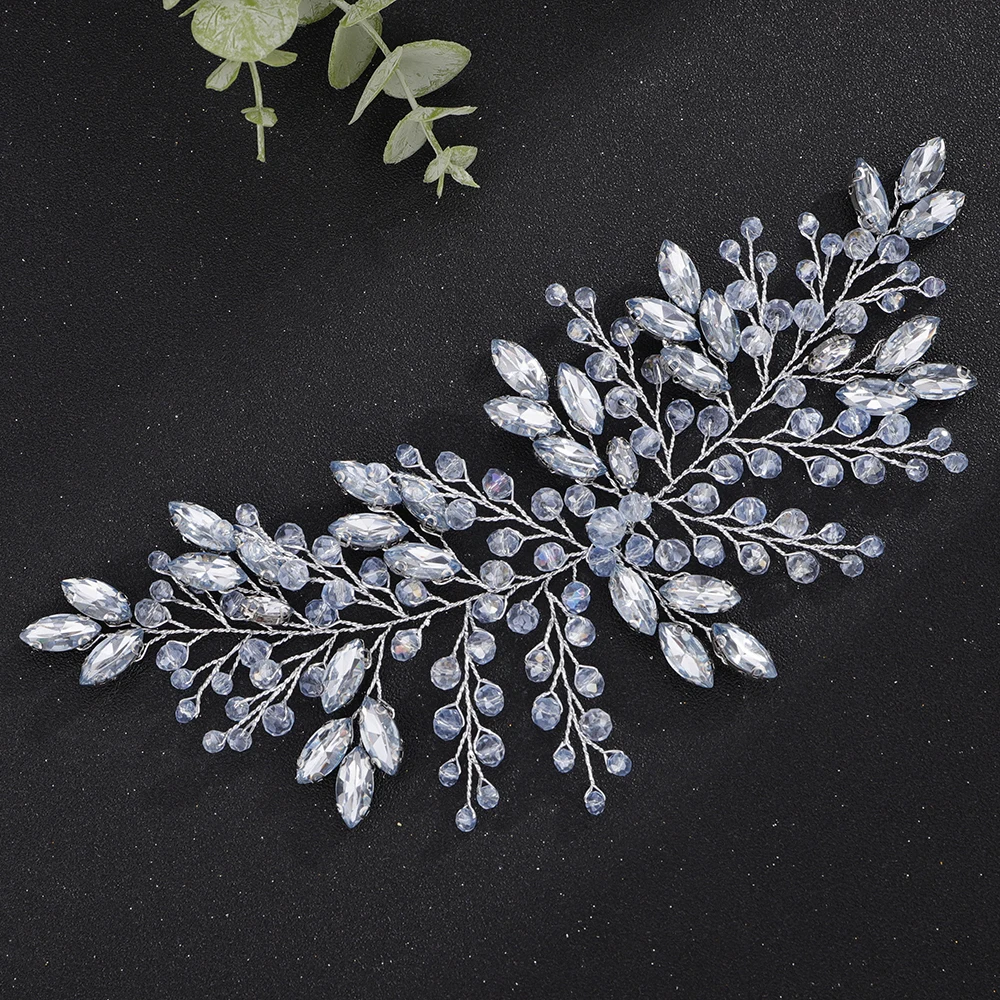 Wedding Rhinestone Jewelry Hairstyles Headpiece Headdress Crystal Headband Bridal Hair Accessories Women Party Tiara
