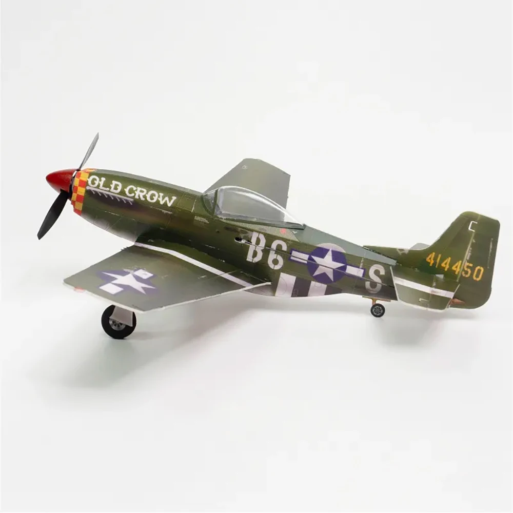 MinimumRC P51 420mm Wingspan RC Airplane Fighter with Retractable Landing Gear KIT + Motor 5