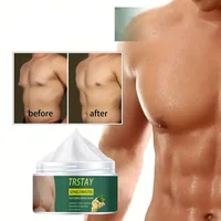 TRSTAY GYNECOMASTIA TIGHTENING GINGER CREAM ingredients: Ginger, Squaiane.Wich Hazel, Xanthan Gum,Citrus Adid, etc. 1