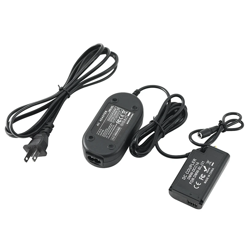 Dmw-Blj31 Dcc16 Parti Della Batteria Fittizia Accessori Per Panasonic S1 S1H S1R Camera Dummy Accoppiatore Cavo Di Alimentazione Spina Americana