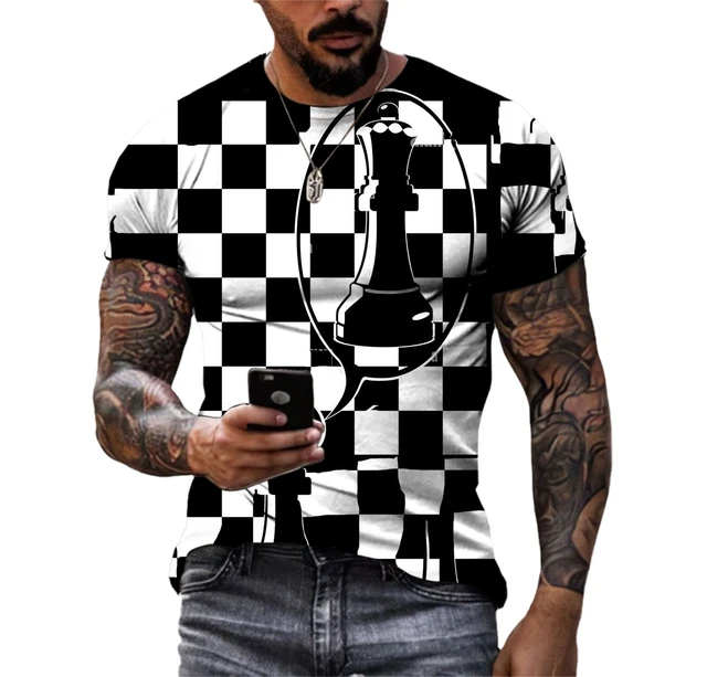 Zugzwang t camisa tamanho grande 100% algodão zugzwang xadrez ganhar para  perder movimento peça peça de xadrez posição você mover eu ganhar xadrez