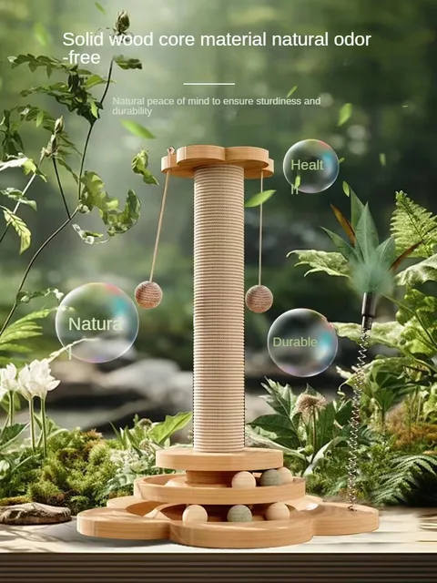 고양이들의 즐거움을 위한 트리오: 다목적 애완 동물 고양이 장난감